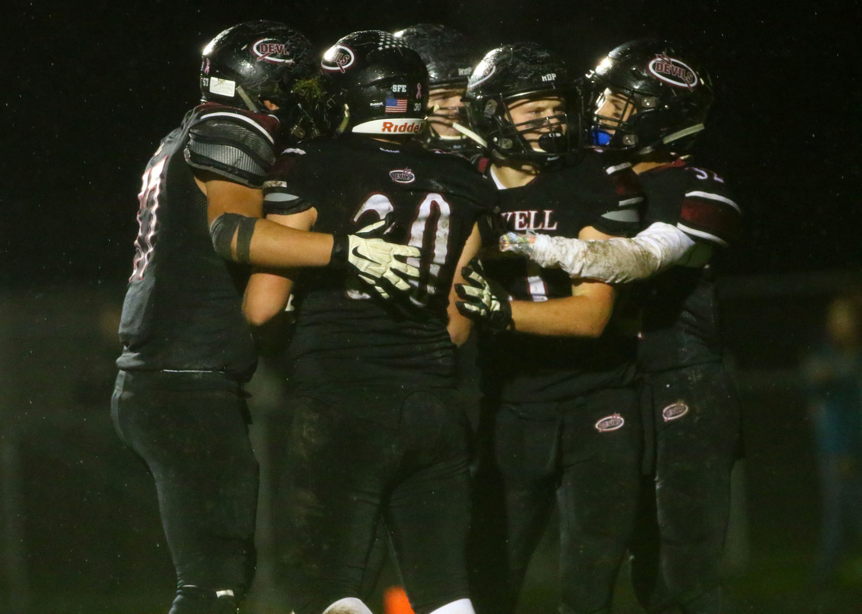 Hobart at Lowell football